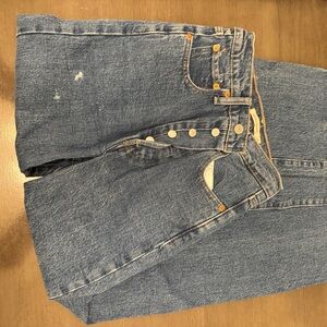 Levi's Boyfriend Jeans in Classic Blue